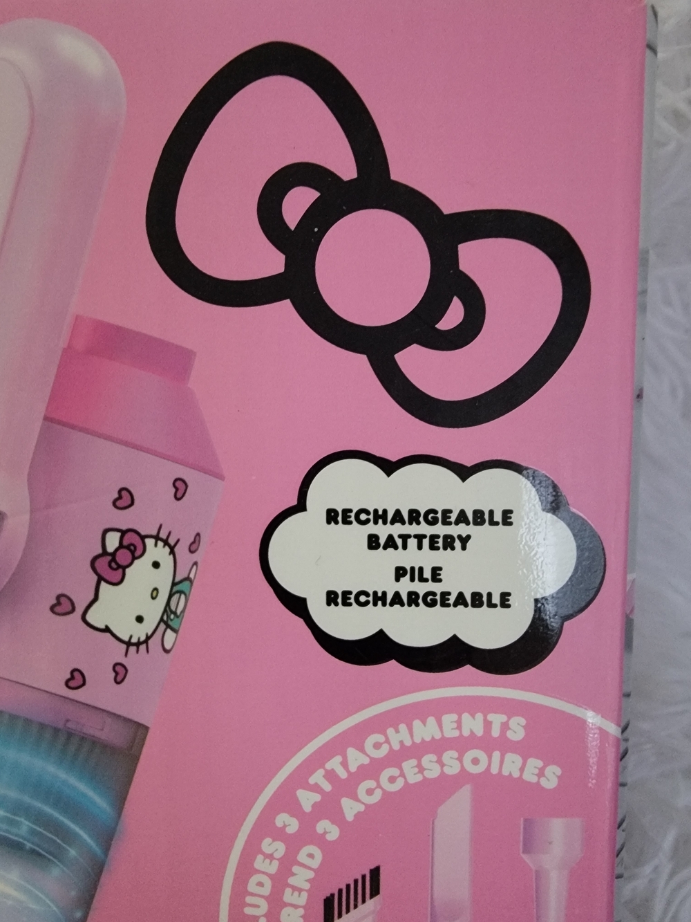 🆕️🎀 Hello Kitty Pink Cordless Vacuum Cleaner 💖 Cute For Vanity Or Office Desk - Picture 3 of 16